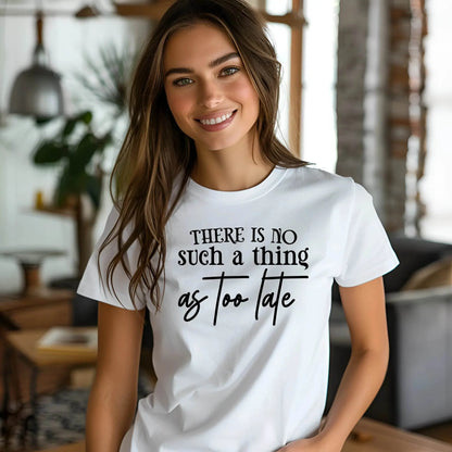 Il n'y a pas de date limite t-shirt de motivation