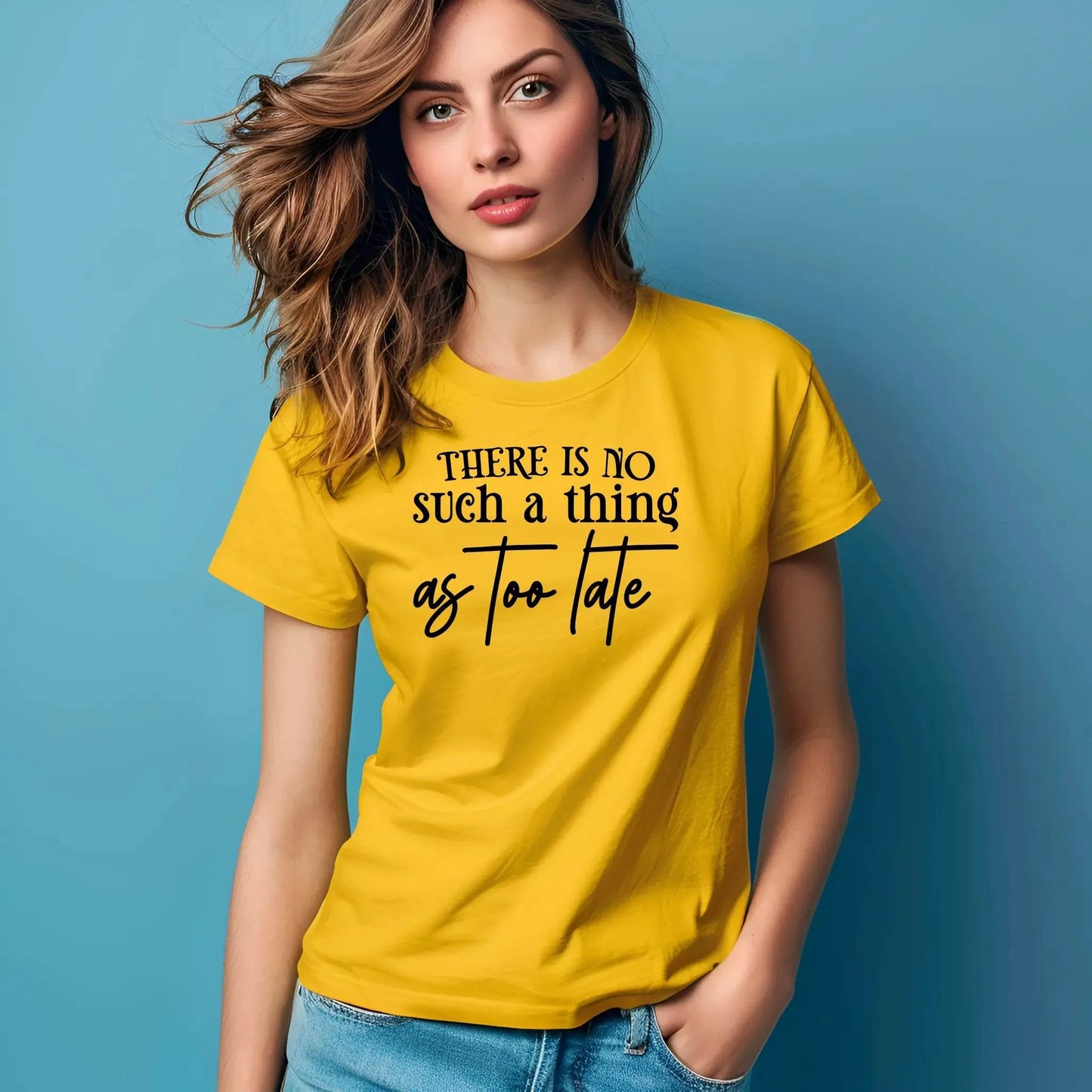 Il n'y a pas de date limite t-shirt de motivation