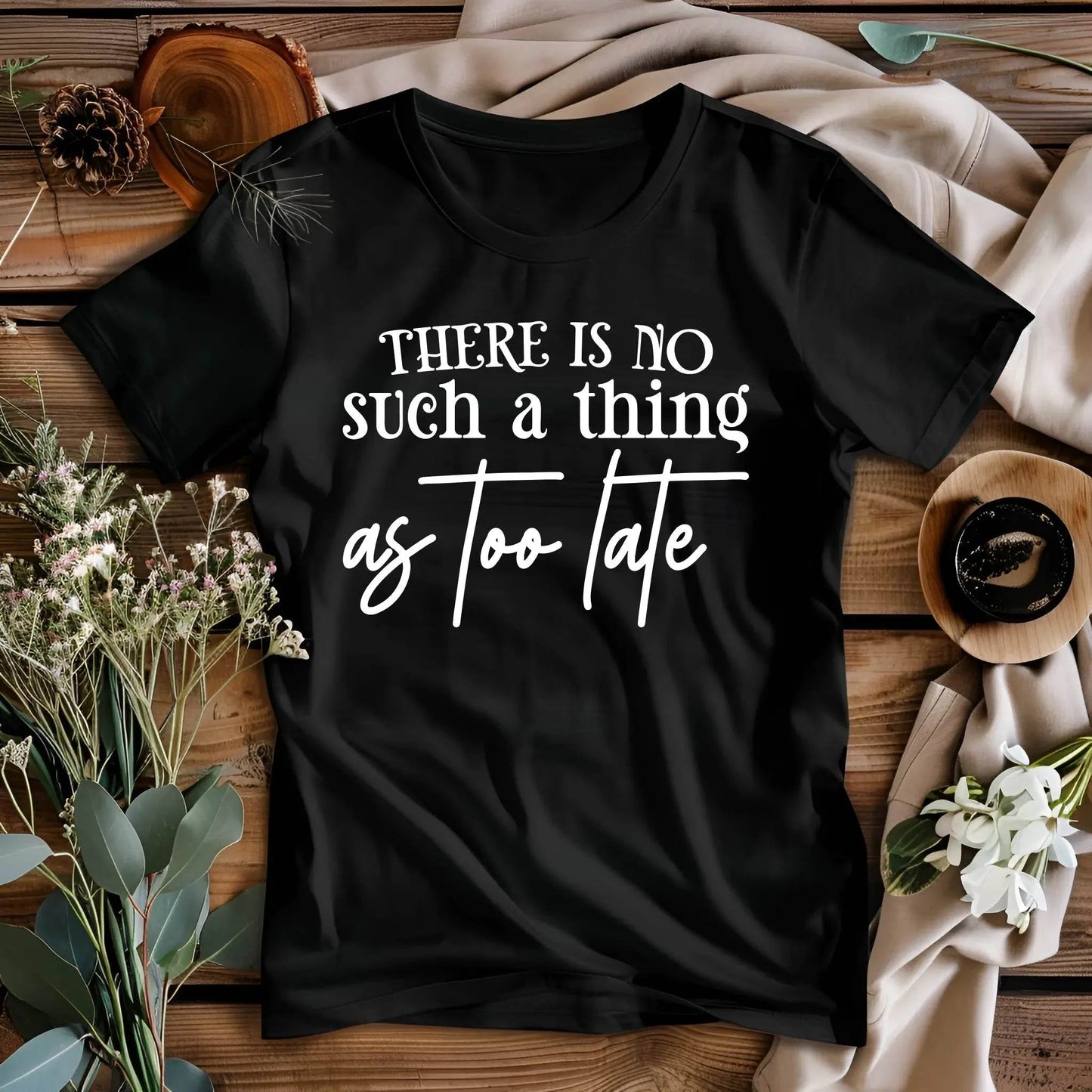 Il n'y a pas de date limite t-shirt de motivation