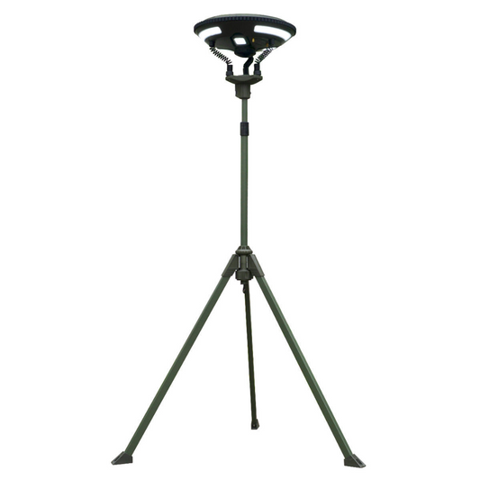 TRU De-LIGHT Multipurpose Solar LED Light with Bluetooth Speaker – Garden & Camping with Tripod & Carry Bag