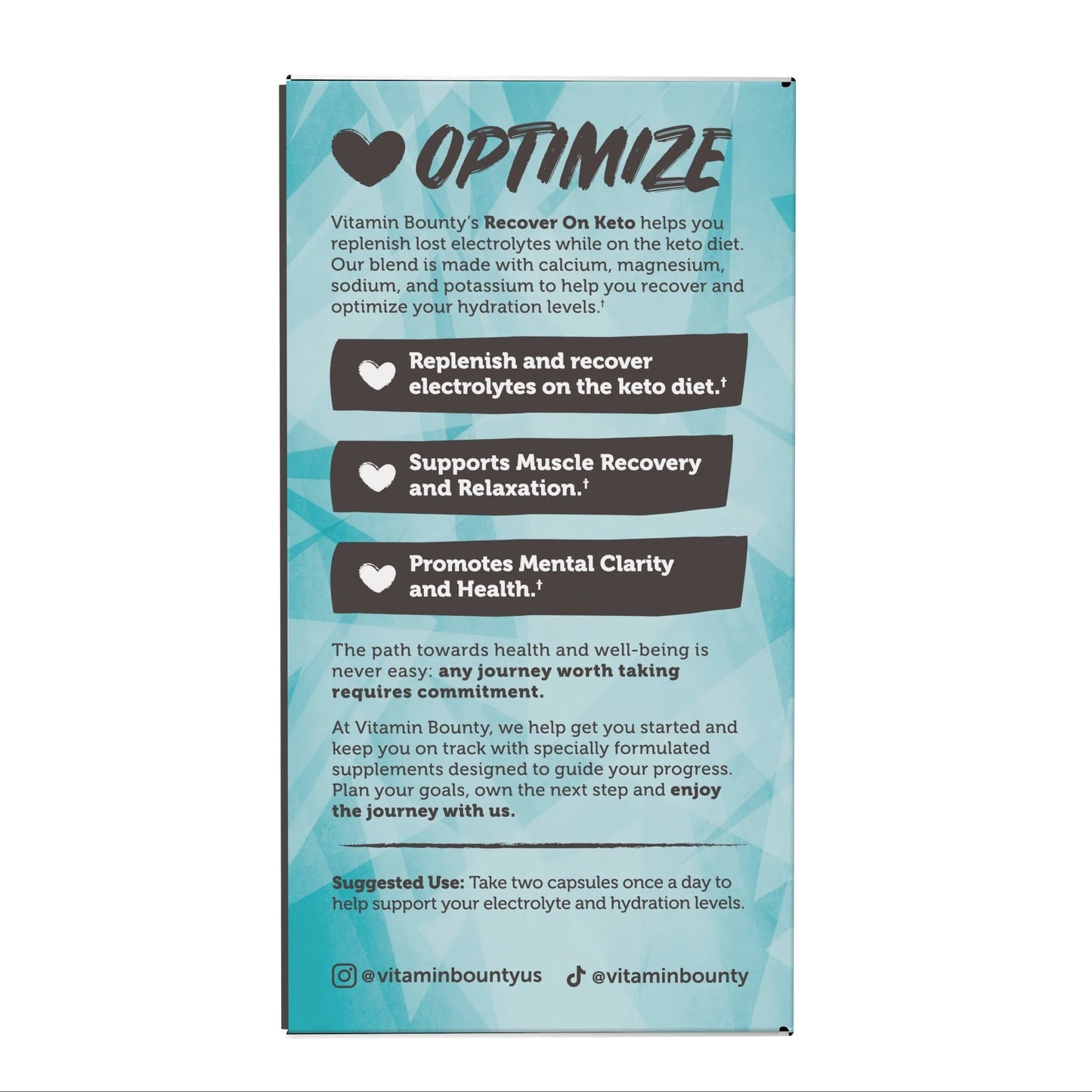 Recover On Keto Electrolyte Capsules
