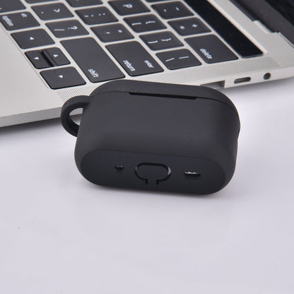 Silicone Case for AirPods Pro 2 with Bling Heart & Fur Pom Pom Keychain