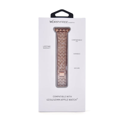 Diamond Blocks Bling Metal Band for Apple Watch 38/40/4mm & 42/44/45mm