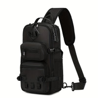 Anti-Theft Sling Bag Men Crossbody Chest Backpack USB Waterproof Travel Bag