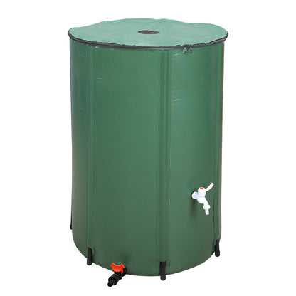 Collapsible Rain Barrel 50 200 Gallon Water Collection Tank Garden Watering