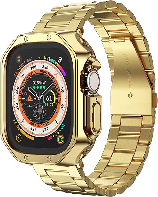 Uni-body Metal Band for Apple Watch 40/41mm, 44mm, 45mm and 49mm-Assorted Colors