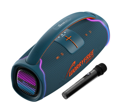 300W Portable Bluetooth Speaker with Handle, One Microphone