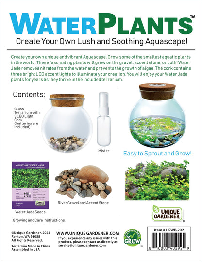 WaterPlants - Cultivez des plantes aquatiques luxuriantes à partir de graines ! Prospère avec un minimum d'entretien