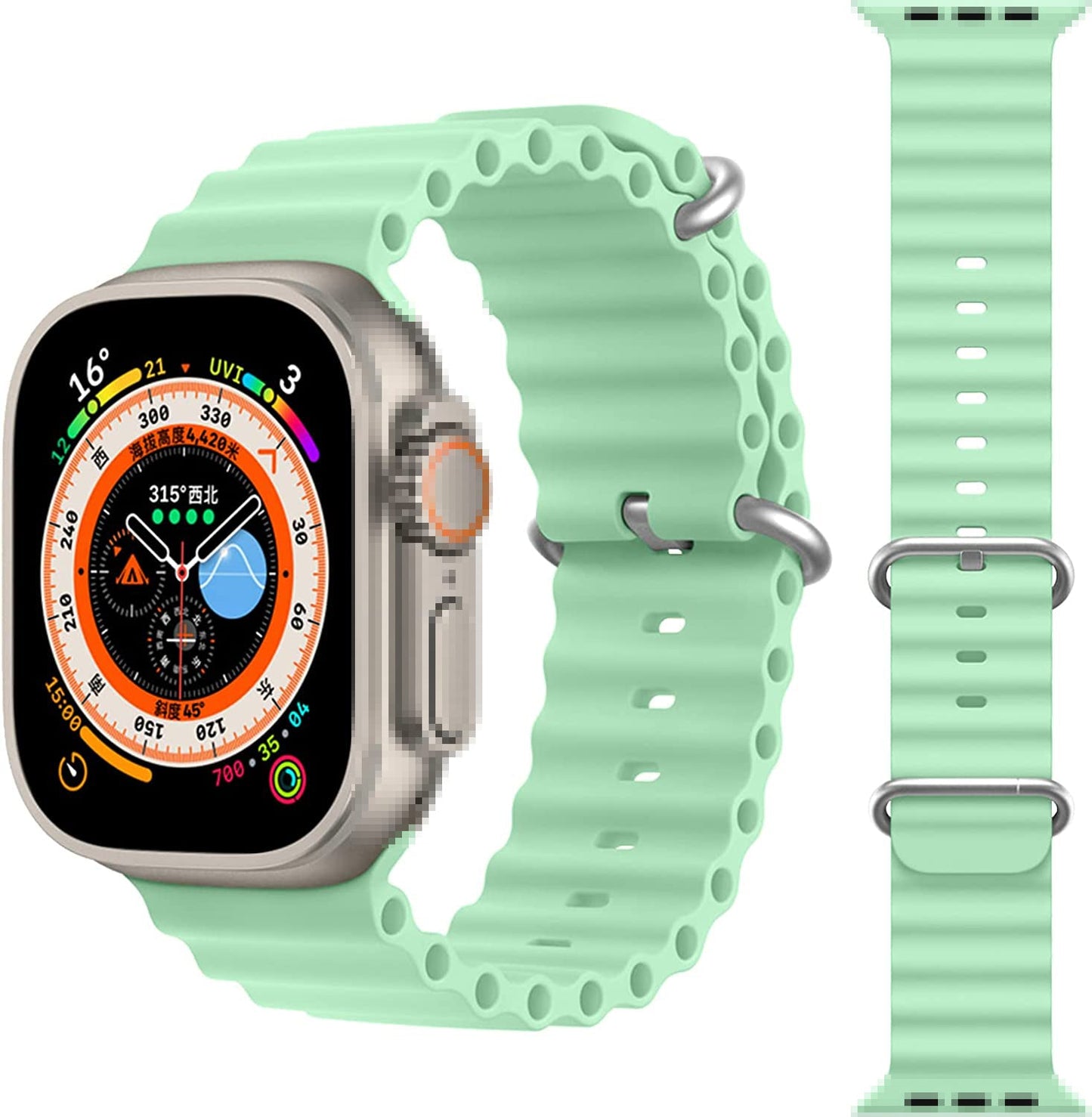 Silicone  Band for Apple Watch 38/40/41mm & 42/44/45mm