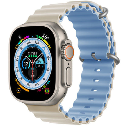 Bracelet en silicone pour Apple Watch 38/40/41mm et 42/44/45mm