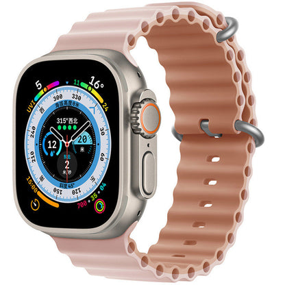 Bracelet en silicone pour Apple Watch 38/40/41mm et 42/44/45mm