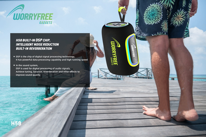 65W Bluetooth Speaker with carrying Bag, Black