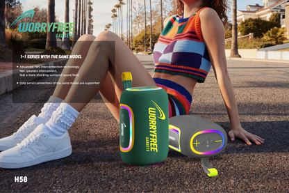65W Bluetooth Speaker with carrying Bag, Black