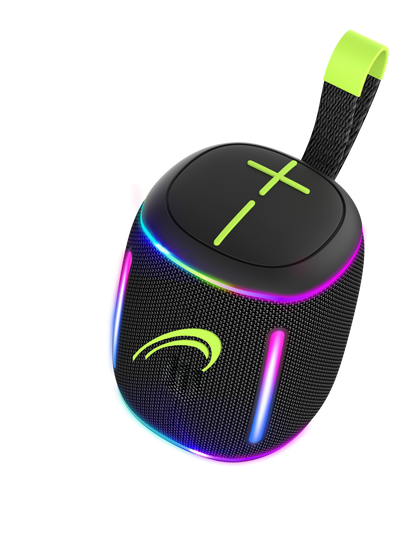 10W Waterproof IPX6 Mini Wireless Bluetooth Speaker with RGB Lights