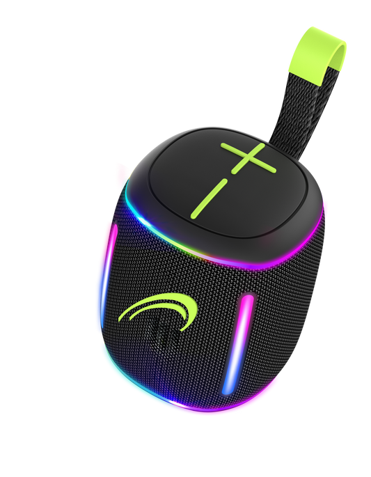 10W Waterproof IPX6 Mini Wireless Bluetooth Speaker with RGB Lights