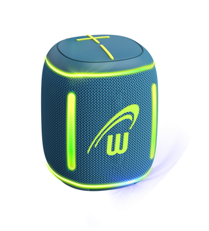 10W Waterproof IPX6 Mini Wireless Bluetooth Speaker with RGB Lights