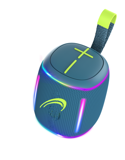 10W Waterproof IPX6 Mini Wireless Bluetooth Speaker with RGB Lights