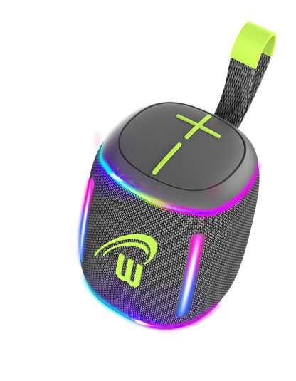 10W Waterproof IPX6 Mini Wireless Bluetooth Speaker with RGB Lights