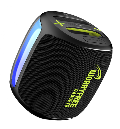 100W Portable Bluetooth Party Speaker with Two Microphones RGB Lights