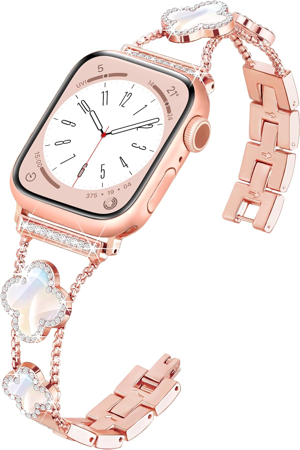 Metal Band for Apple Watch Flower Design