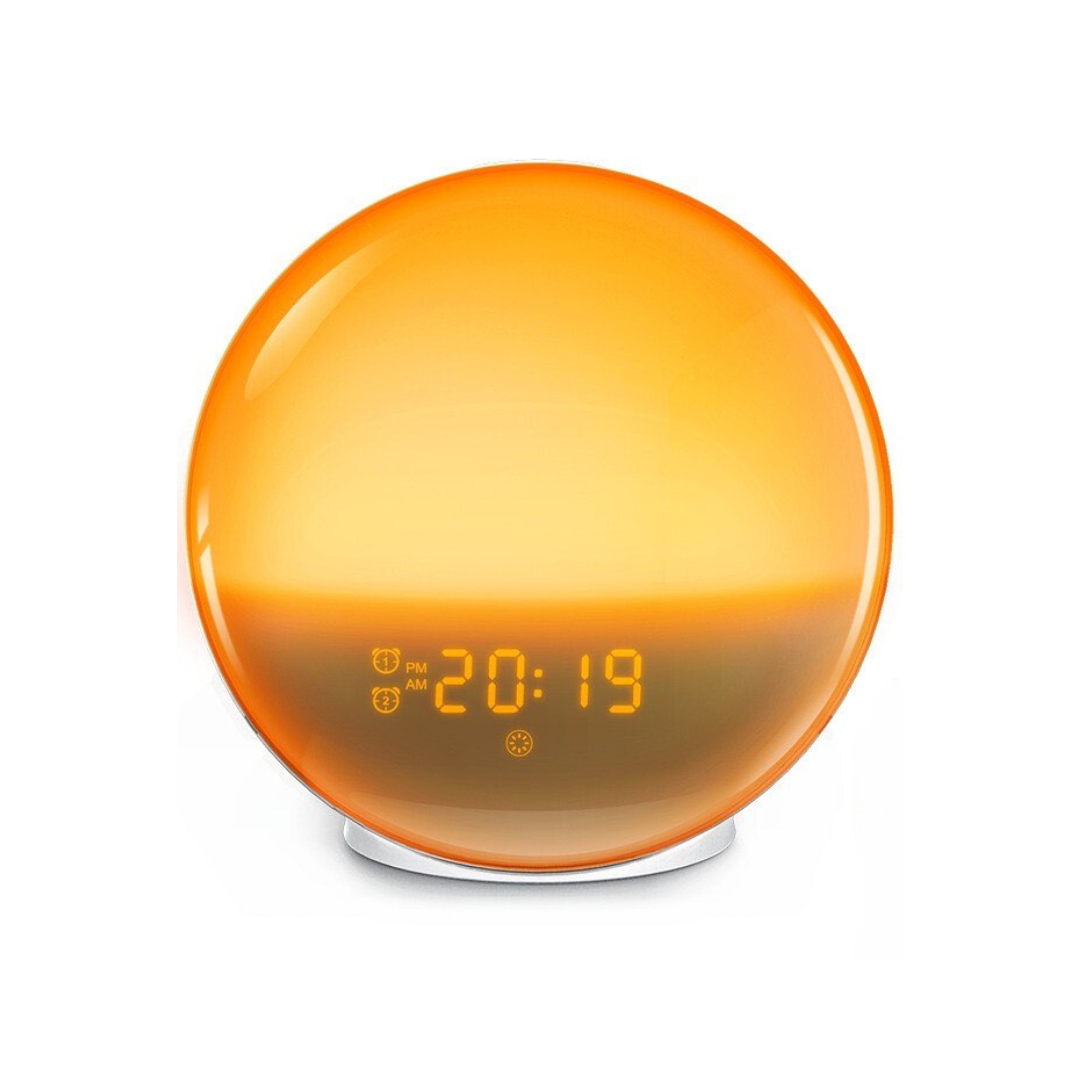 Sunrise Alarm Clock with FM Radio Wake Up Light LED Night Lamp