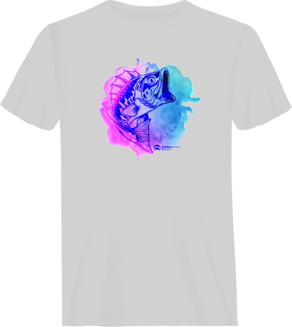 T-shirt Homme Pêcheur Aquarelle