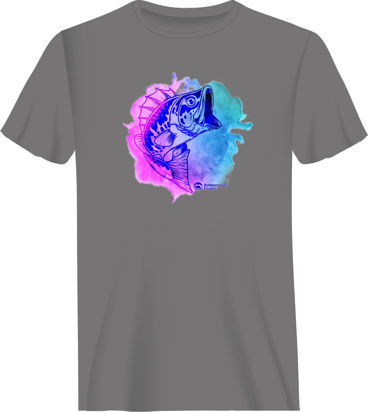 T-shirt Homme Pêcheur Aquarelle