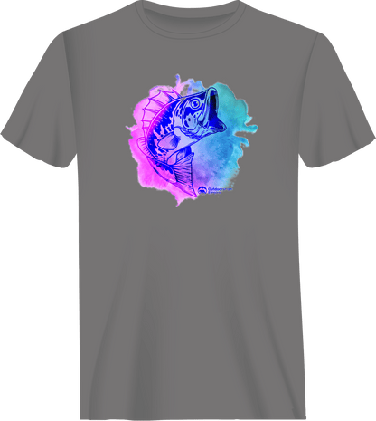 T-shirt Homme Pêcheur Aquarelle