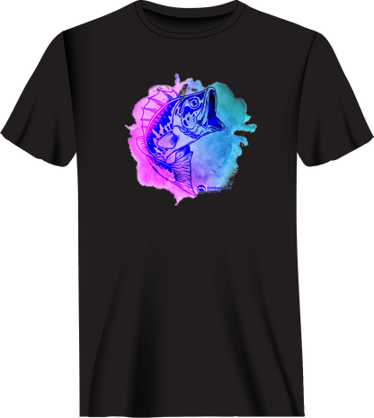 T-shirt Homme Pêcheur Aquarelle