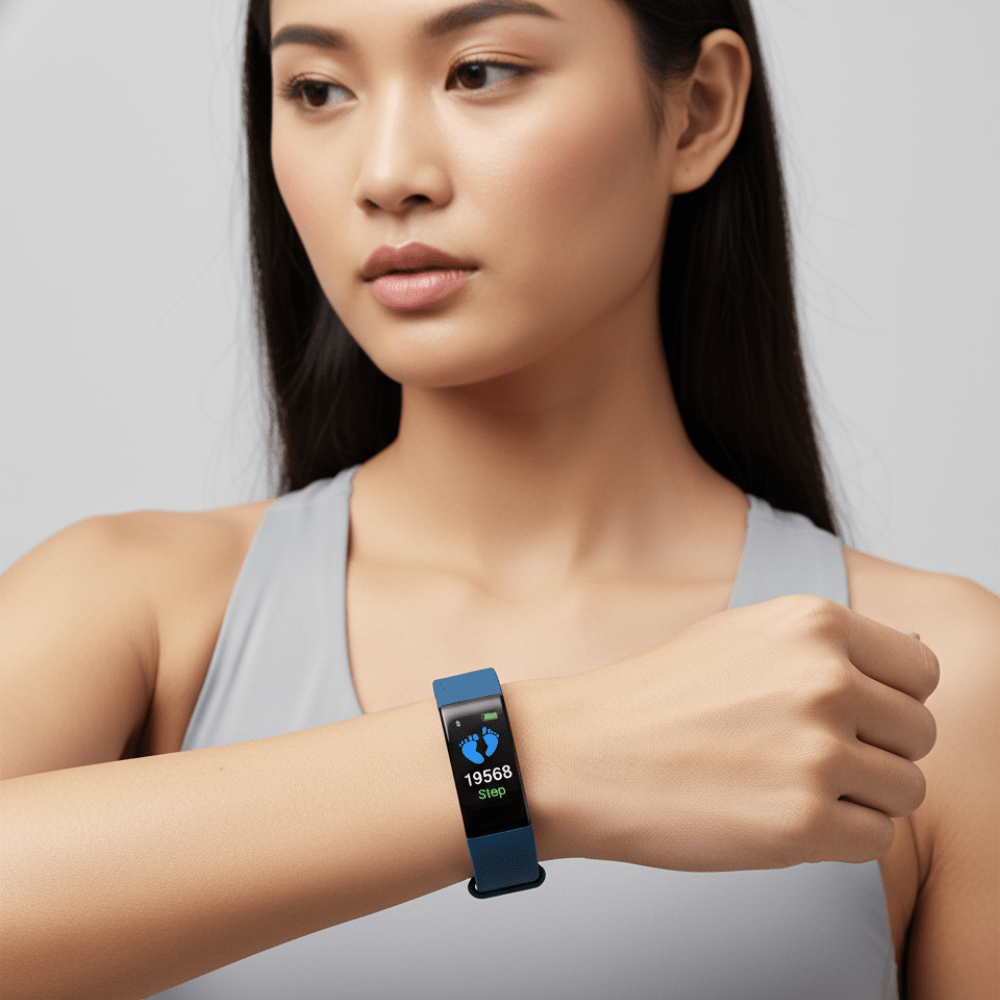 Wellness Tracker | Fitness Tracker Watch with Heart Rate Monitoring & Sleep Tracking | Lightweight Design for Daily Activity