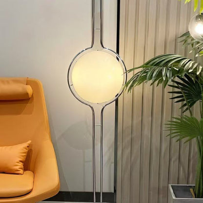 Modern Globe Standing Lamp Floor to Ceiling Home Decor Light