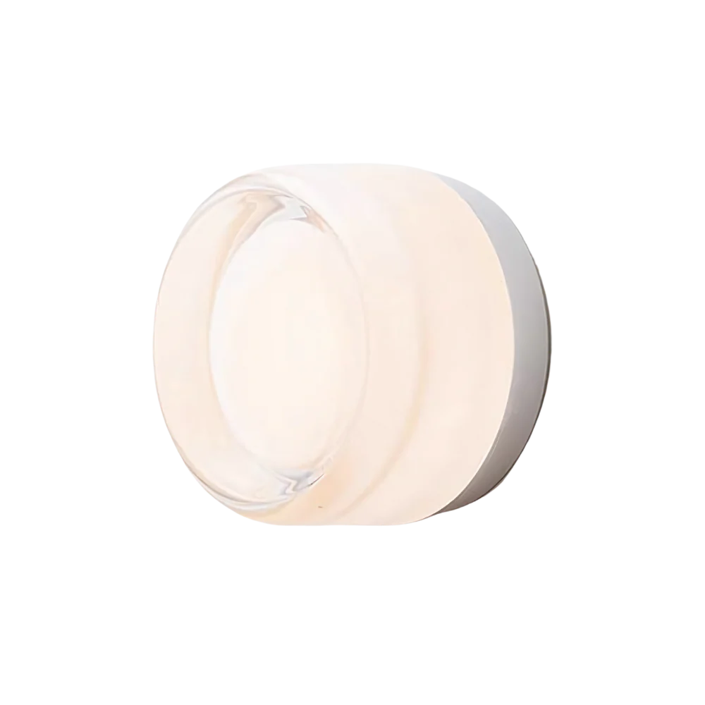 Nordic Acrylic Dimple LED Wall Sconce 1-Light 3-Color Adjustable