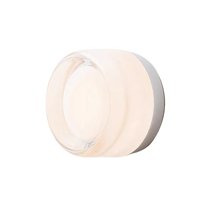 Nordic Acrylic Dimple LED Wall Sconce 1-Light 3-Color Adjustable