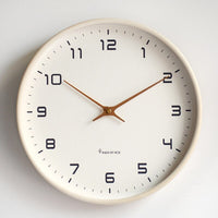 Scandinavian Wooden Wall Clock Minimalist Quartz Silent 25cm 30cm