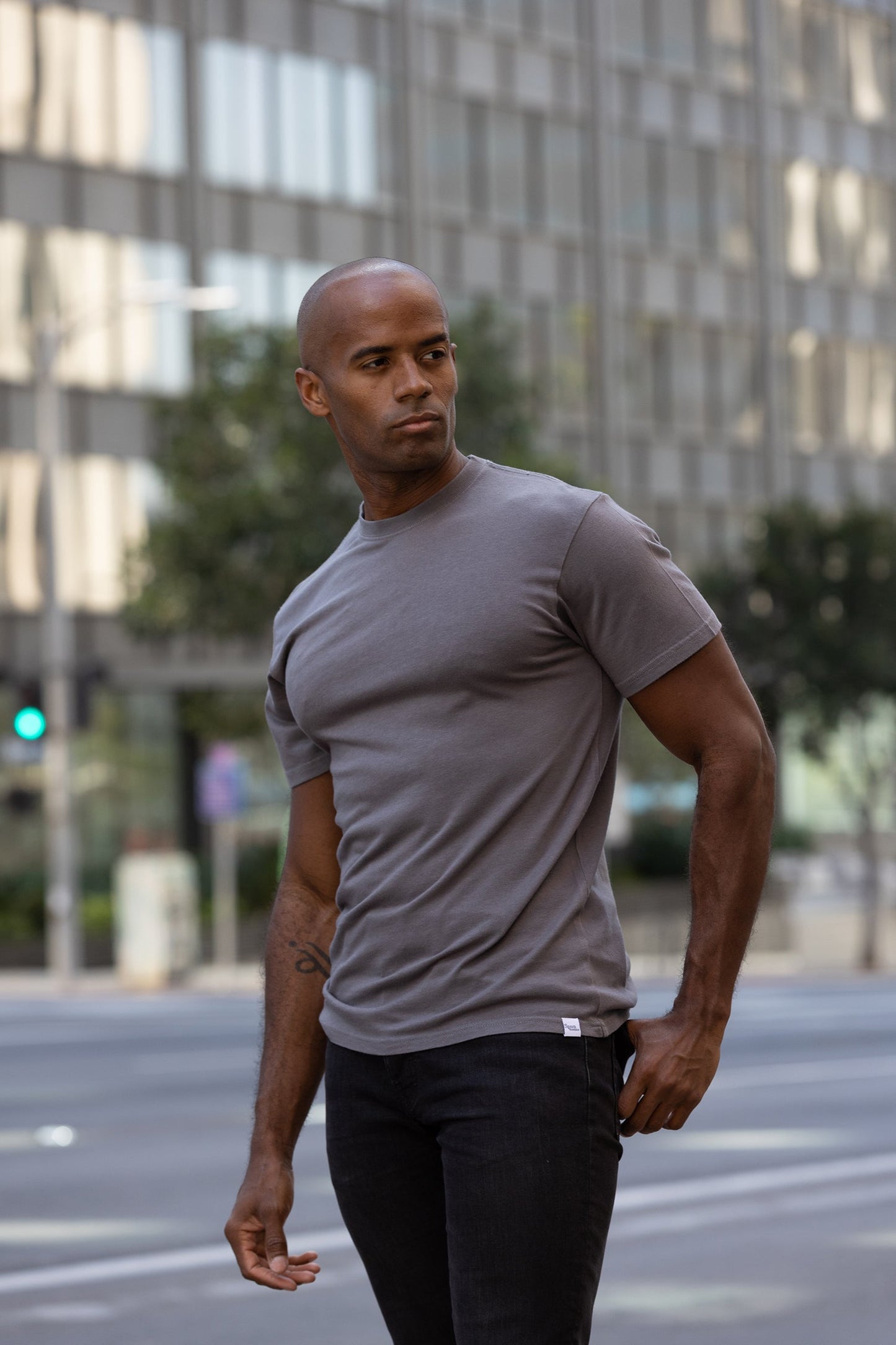 Le T-shirt Original en Viscose de Bambou/Coton Bio à Manches Courtes pour Homme - Coupe Classique
