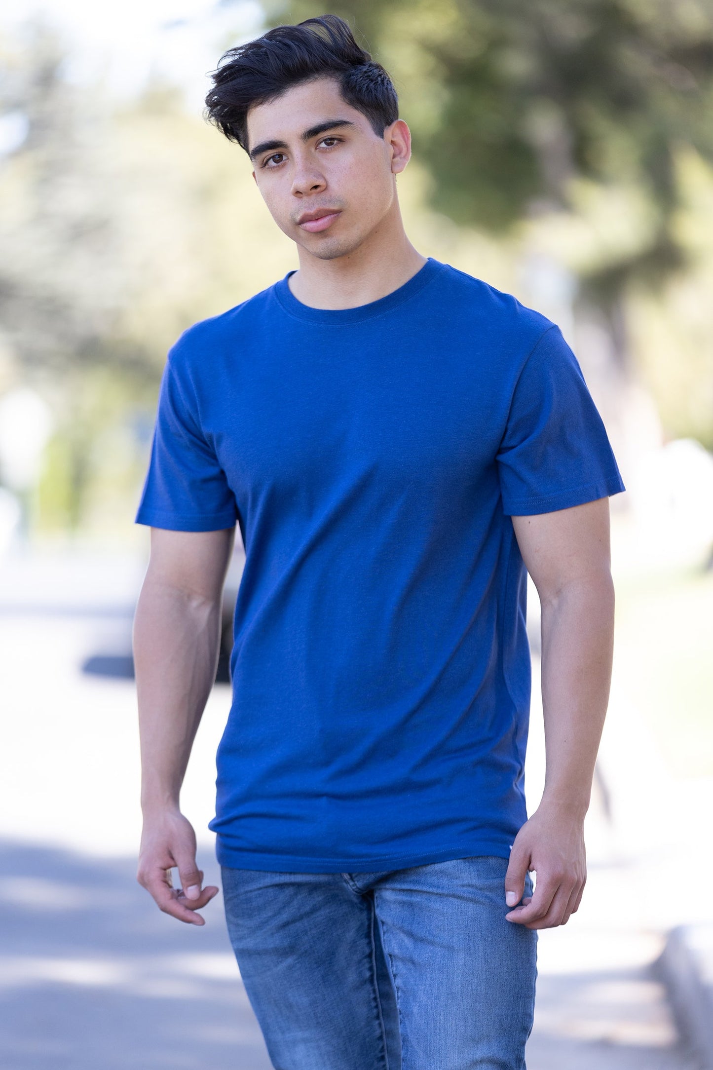 Le T-shirt Original en Viscose de Bambou/Coton Bio à Manches Courtes pour Homme - Coupe Classique