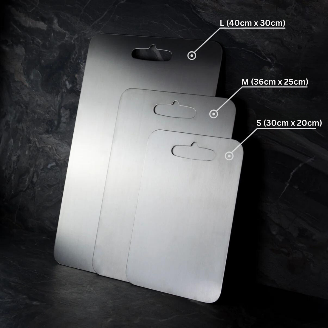 Titanium Cutting Board 100% Medical Grade Metal Kitchen Chopping Board