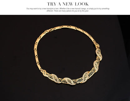 Four-piece Set Of New Hot Style Earrings Bracelets And Rings