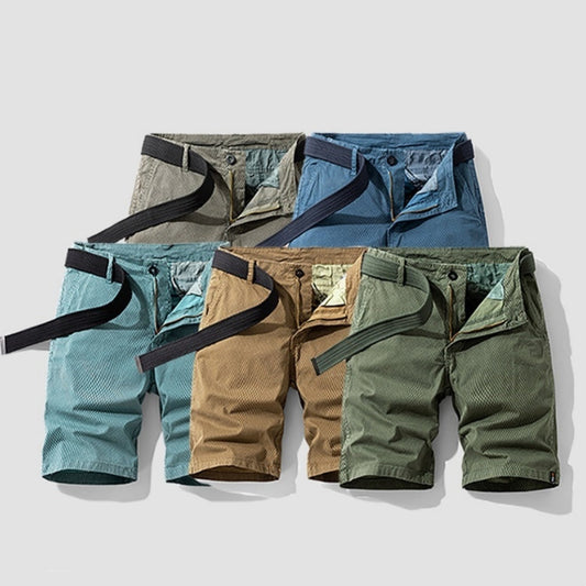 Short cargo ample pour homme à rayures, nouveau design d'été, style rétro et polyvalent