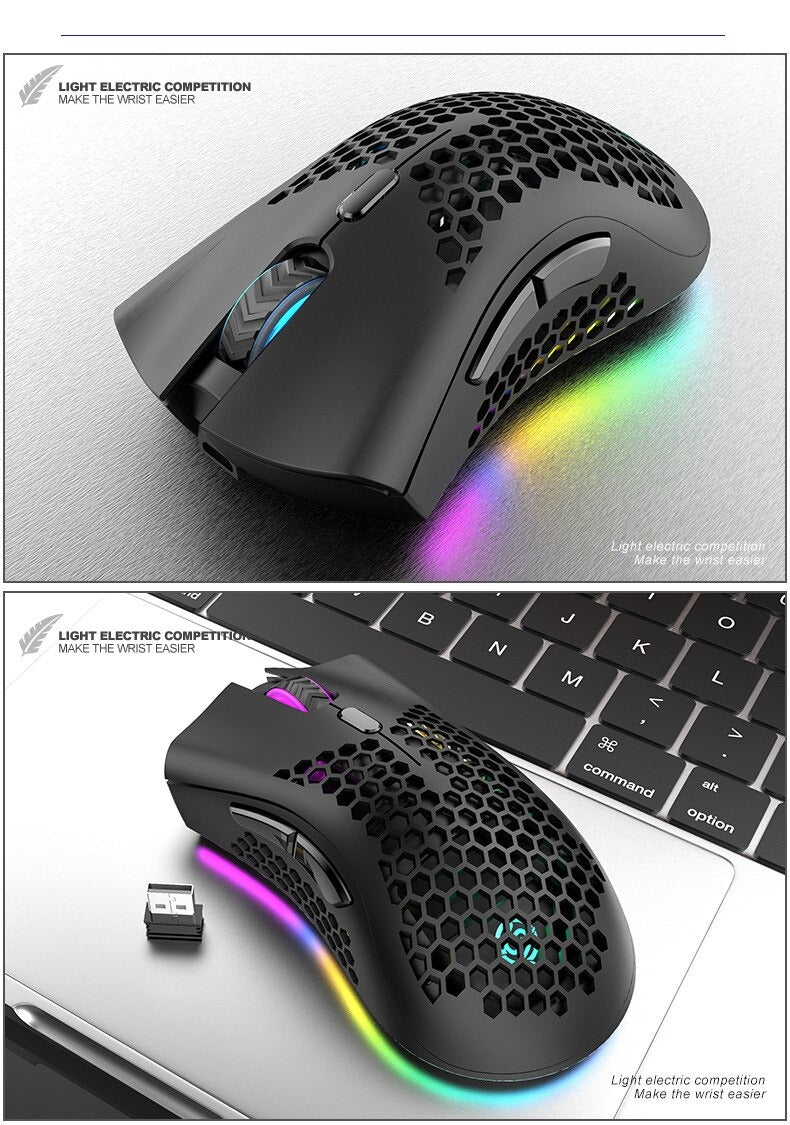 BM600 Hybrid Wireless RGB Gamer Mouse