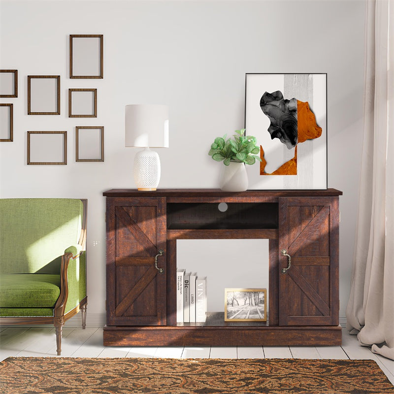 Meuble TV en bois de style vintage pour salon