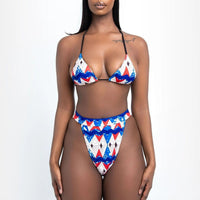 Split swimsuit bikini