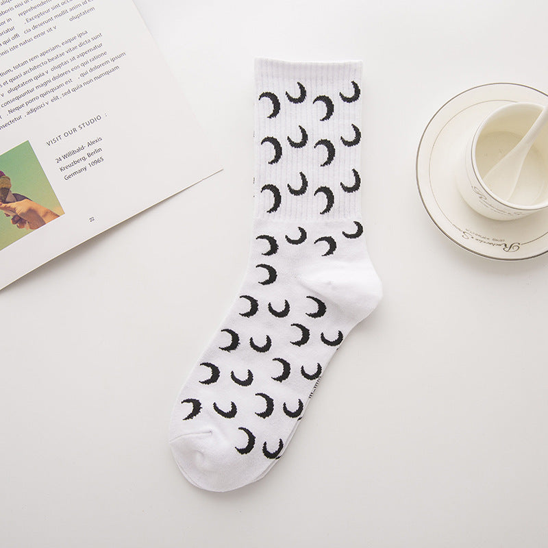 Medias de estrellas y luna para mujer