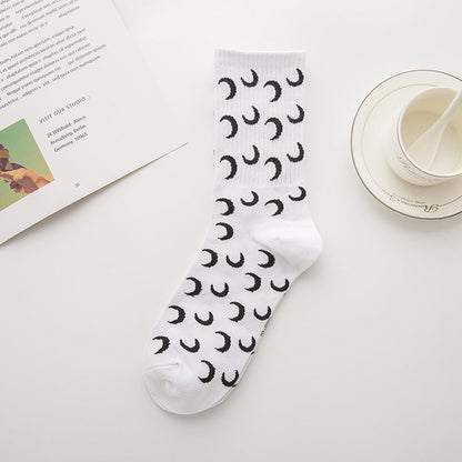 Medias de estrellas y luna para mujer