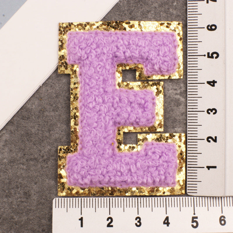 26 Patchs de Vêtements Brodés avec Lettres