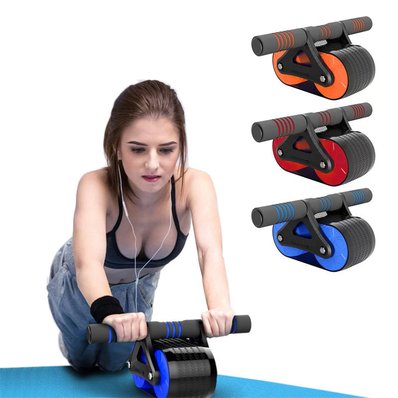 Double Wheel Abdominal Exerciser Fitness