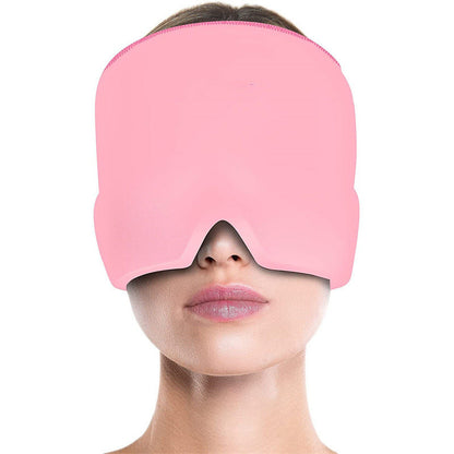 Chapeau Anti-Migraine Thérapie Froide Soulagement de la Migraine Produits Anti-Migraine Bandeau Confortable Masque de Glace pour les Yeux Gonflés