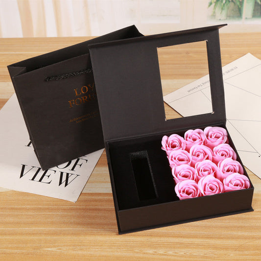 Coffret Rouge à Lèvres Rose Éternelle avec Capuchon Articulé