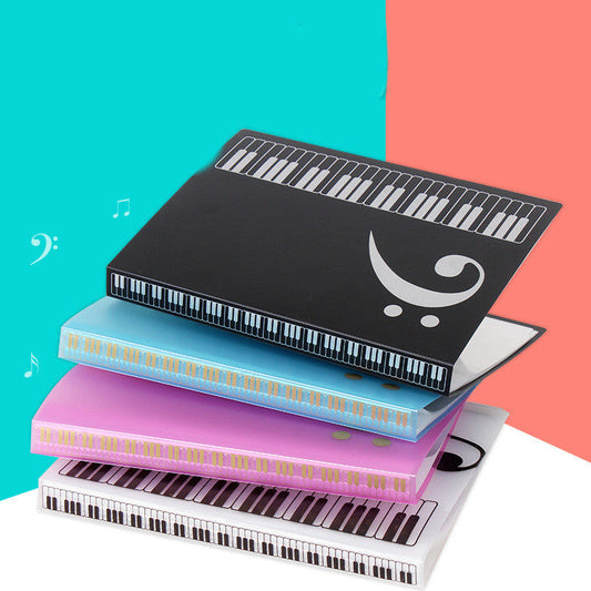 Carpeta de partituras de piano, partitura musical, inserto transparente, se puede modificar