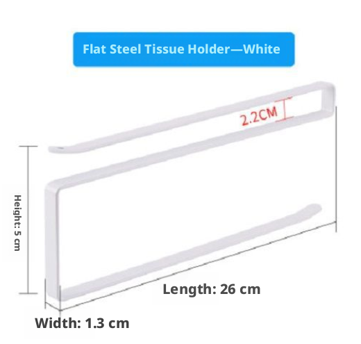 Support essuie-tout-blanc-260 * 13 *115mm-un paquet